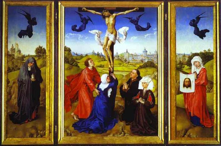 Crucifixion Triptych, Rogier van der Weyden